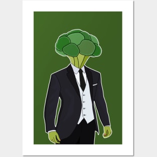 Broccoli Man Posters and Art